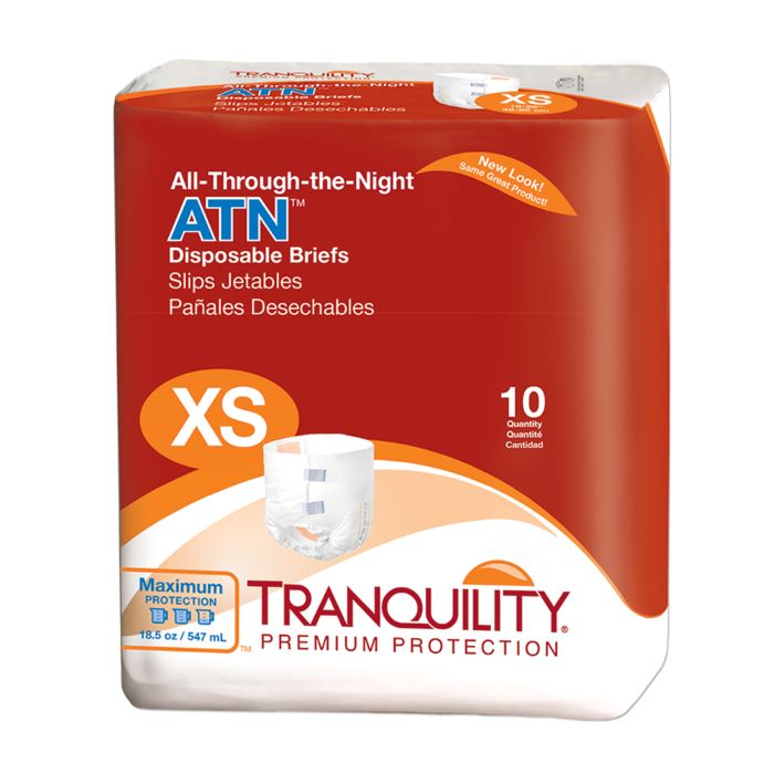 Tranquility ATN Adult Diapers, XSmall