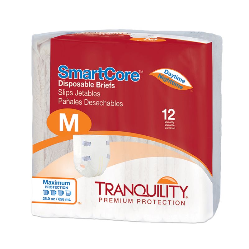 Tranquility SmartCore Adult Diapers, Medium